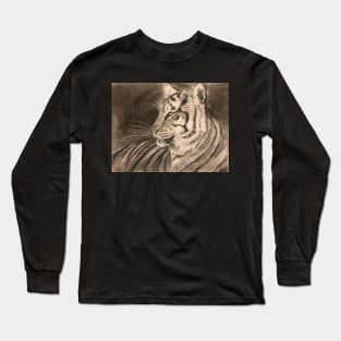 Charcoal Tigress Long Sleeve T-Shirt